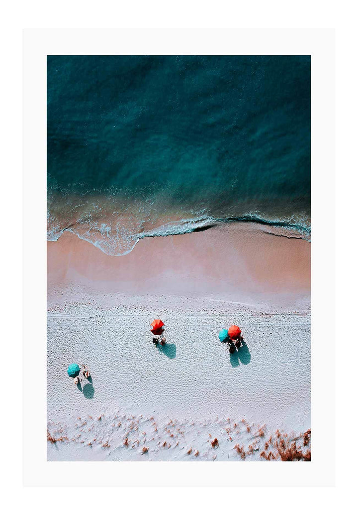beach framed art print sand ocean photography