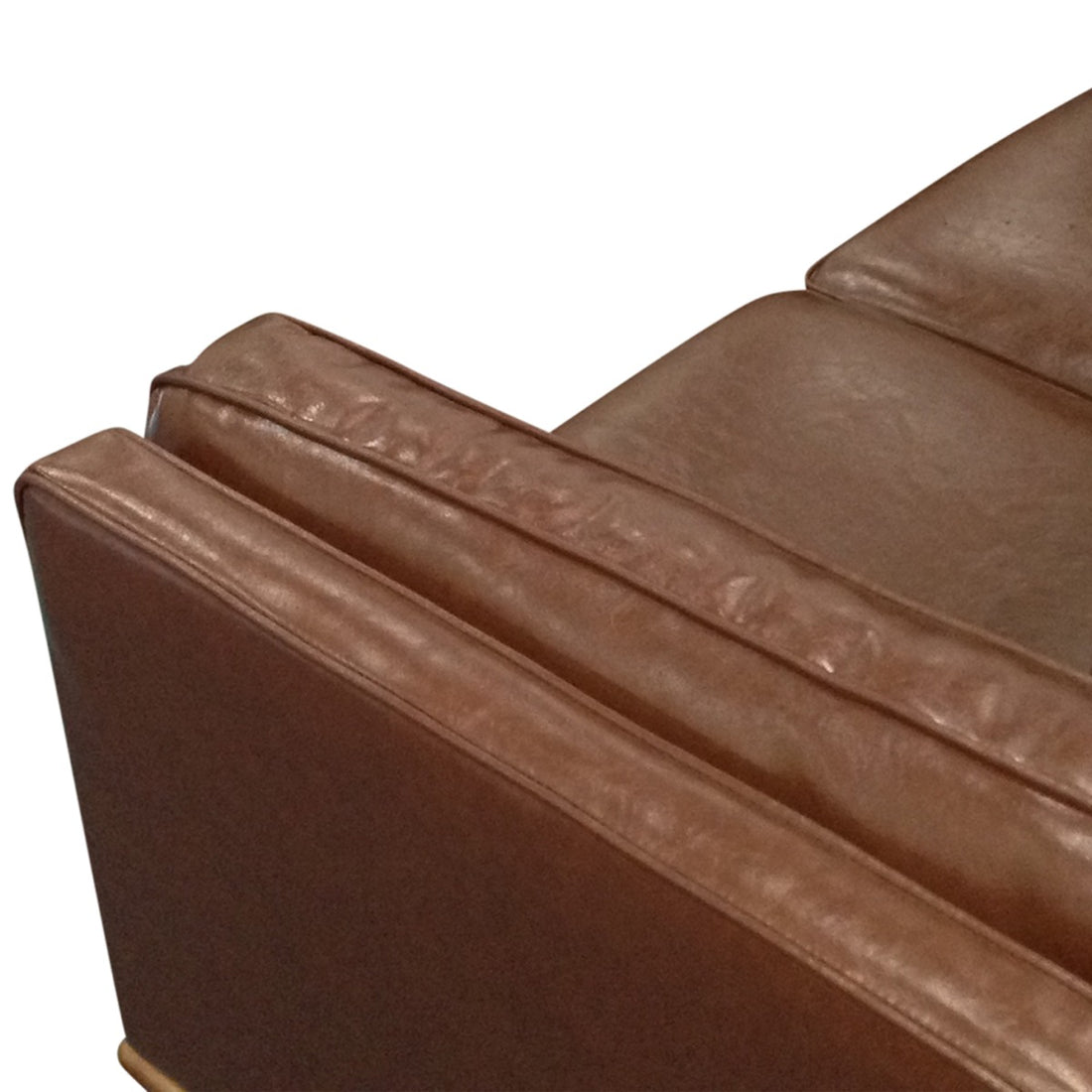 Korra 2 Seater Faux Leather Sofa Brown