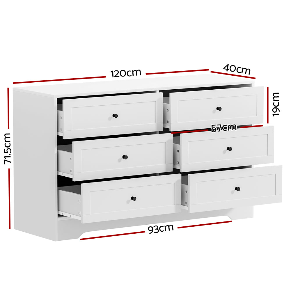 Zara 6 Chest of Drawers