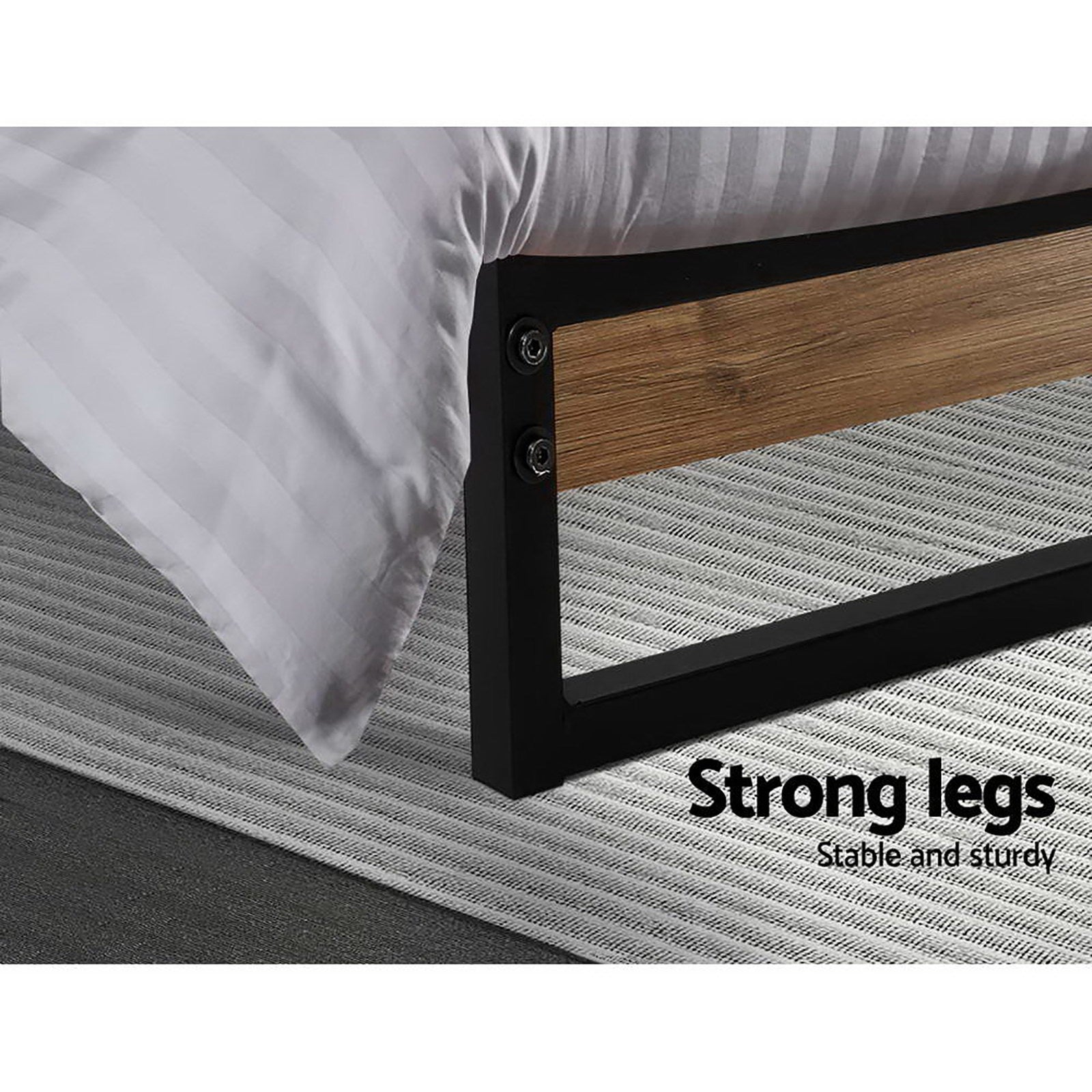 Iron horse Bed Frame - King Single