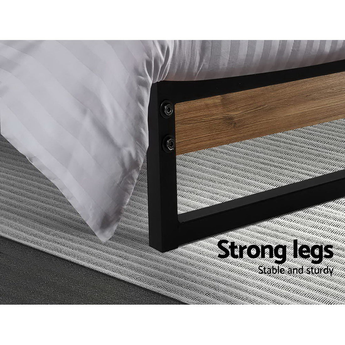 Iron horse Bed Frame - King Single