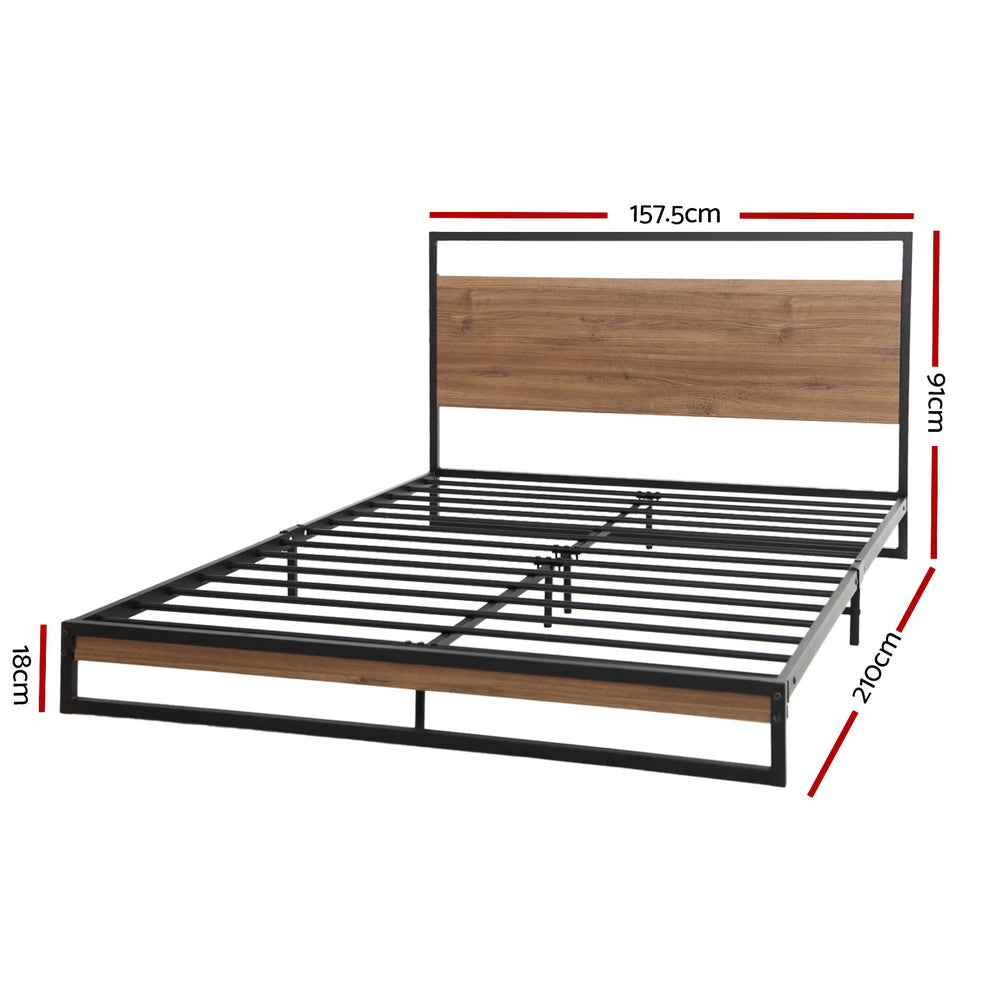 Artiss Bed Frame Queen Size Metal Frame DANE
