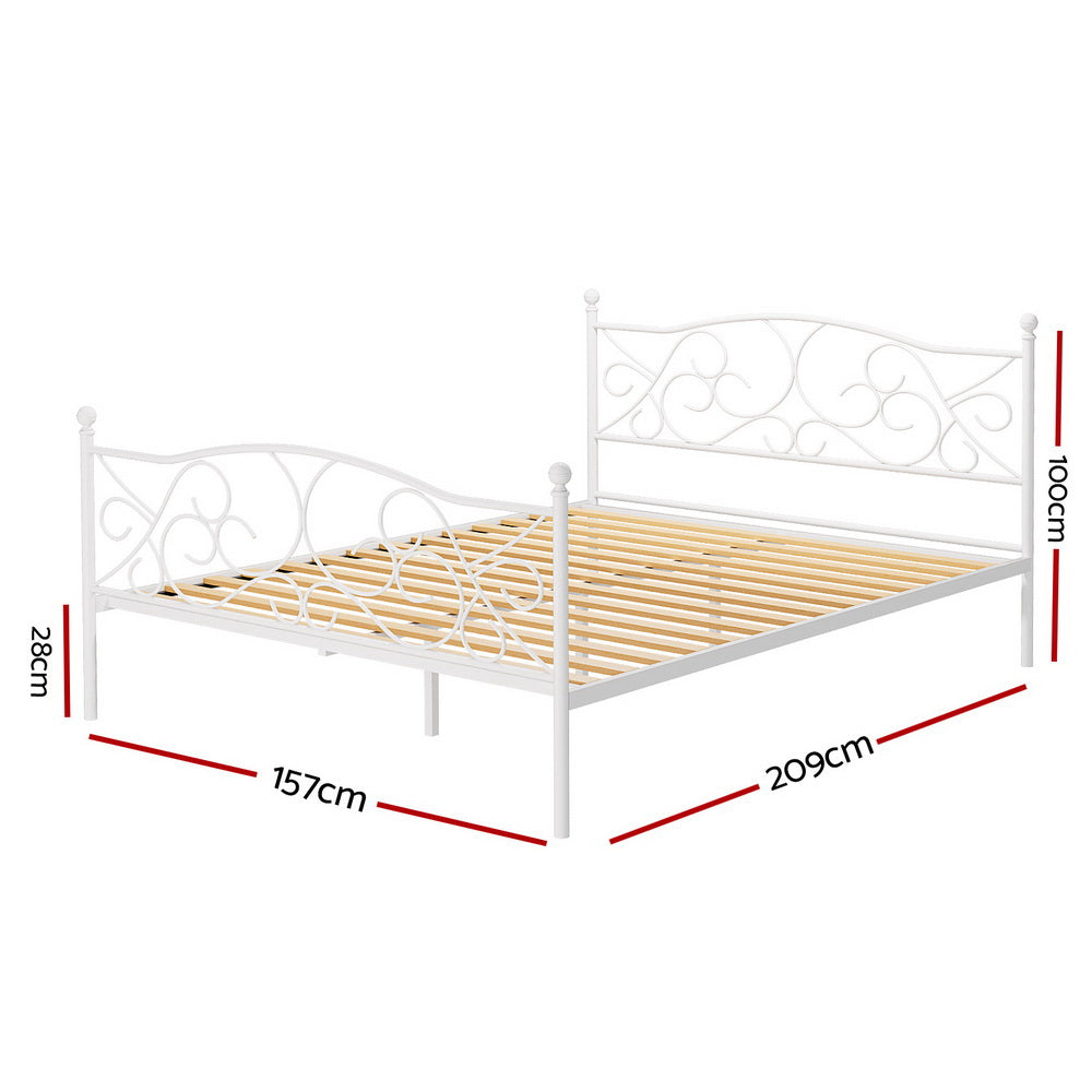 Artiss Bed Frame Queen Size Metal Frame GROA