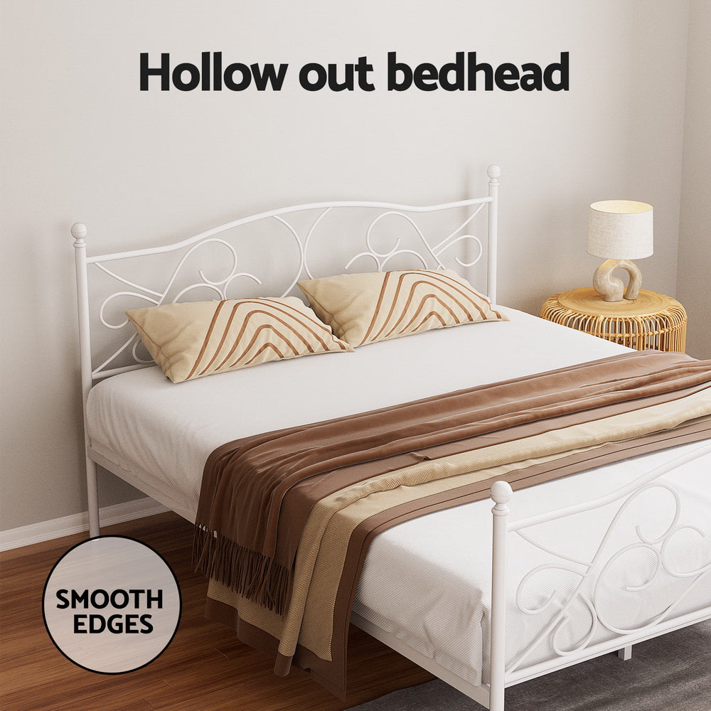 Artiss Bed Frame Queen Size Metal Frame GROA