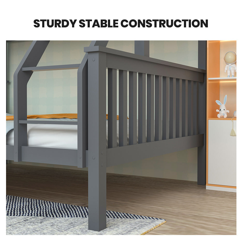 Cozywood Bunk Bed Triple - Grey