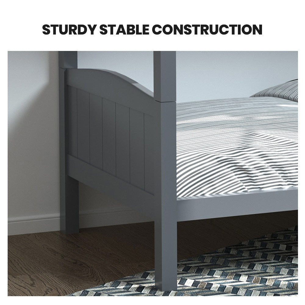 KINGSTON SLUMBER Single Bunk Bed Frame