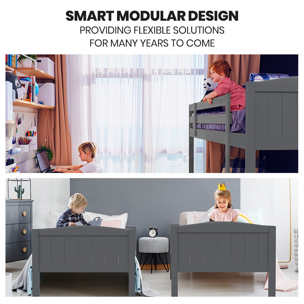 KINGSTON SLUMBER Single Bunk Bed Frame