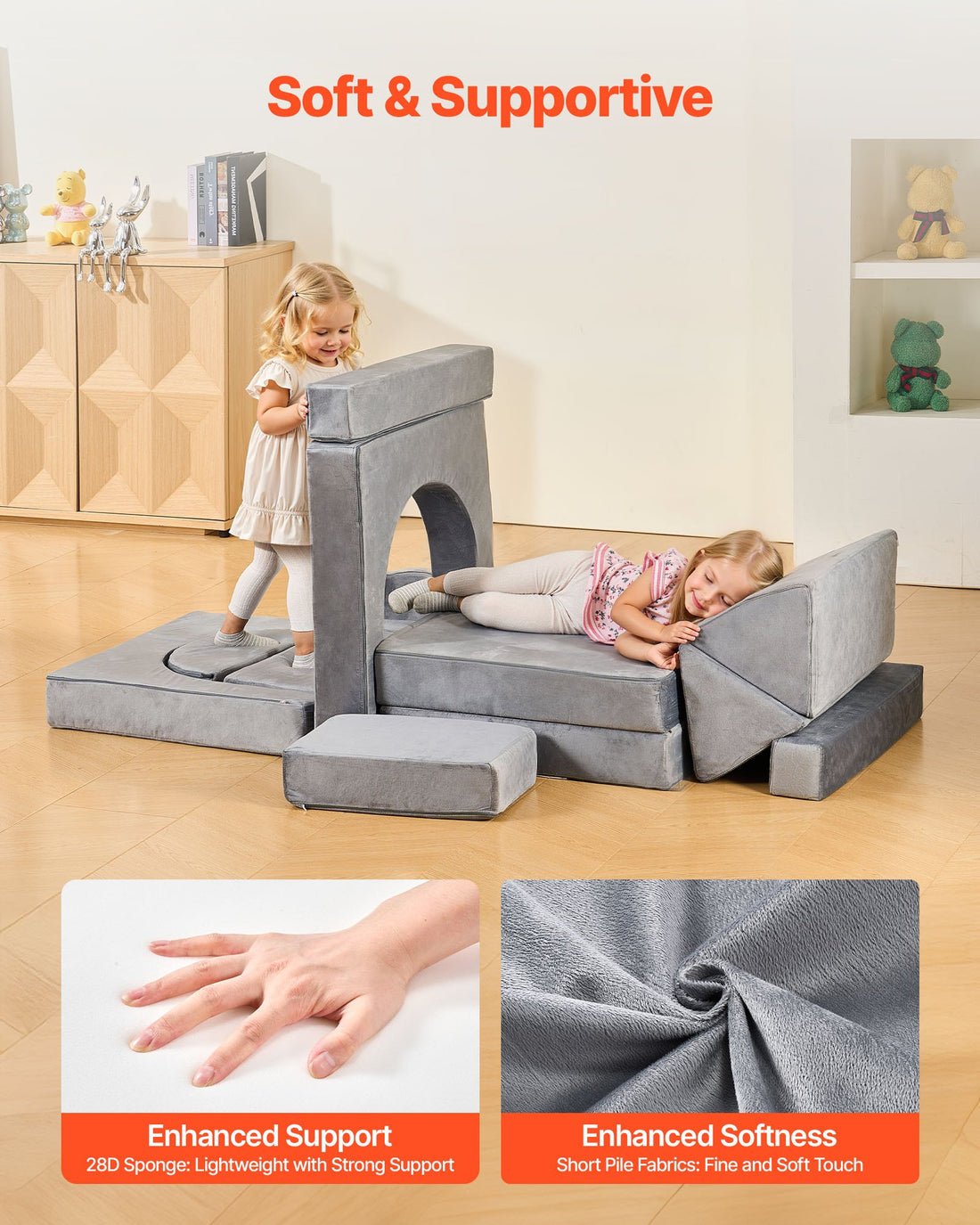 Korra Modular Kids Play Couch