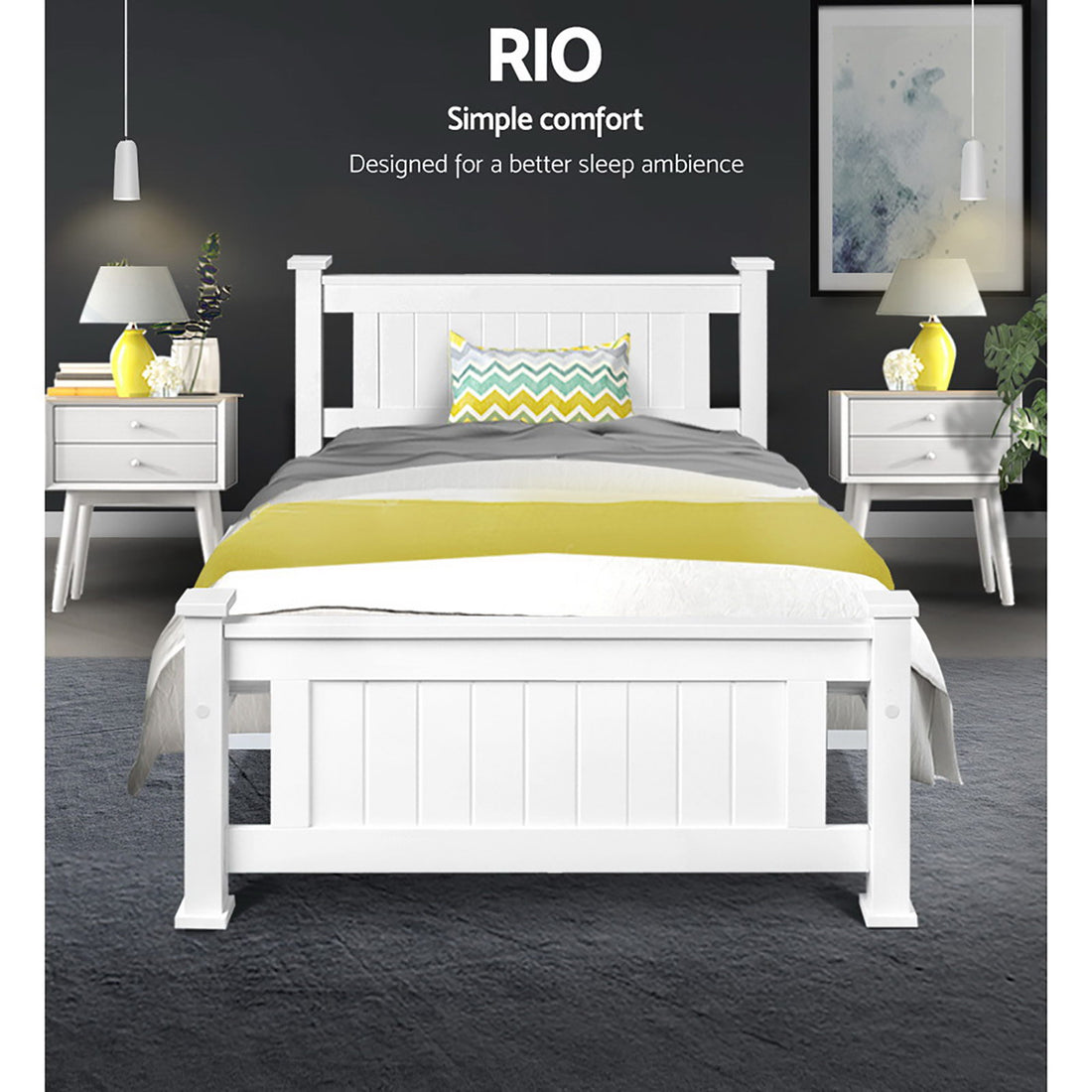 Shiloh Bed Frame - Single